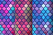 Watercolor Moroccan Patterns, a Pattern Graphic by Vavavka (Thumbnail 6 of 8)