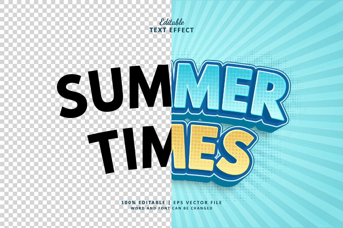 Text Effect Summer Times, a Layer Style Add-On by Navy Graphic (Photo 2 of 2)