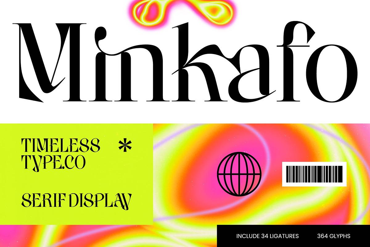 Minkafo Serif Display Font, a Serif Font by timelesstype.co (Photo 1 of 10)