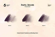 Pastel Dreams Procreate Brushes, a Brush Add-On by brushapes.com (Thumbnail 6 of 10)