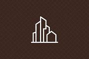 Minimalist Cityscape Icon Modern, an Outline Icon by Vectorium Studio (Thumbnail 4 of 4)