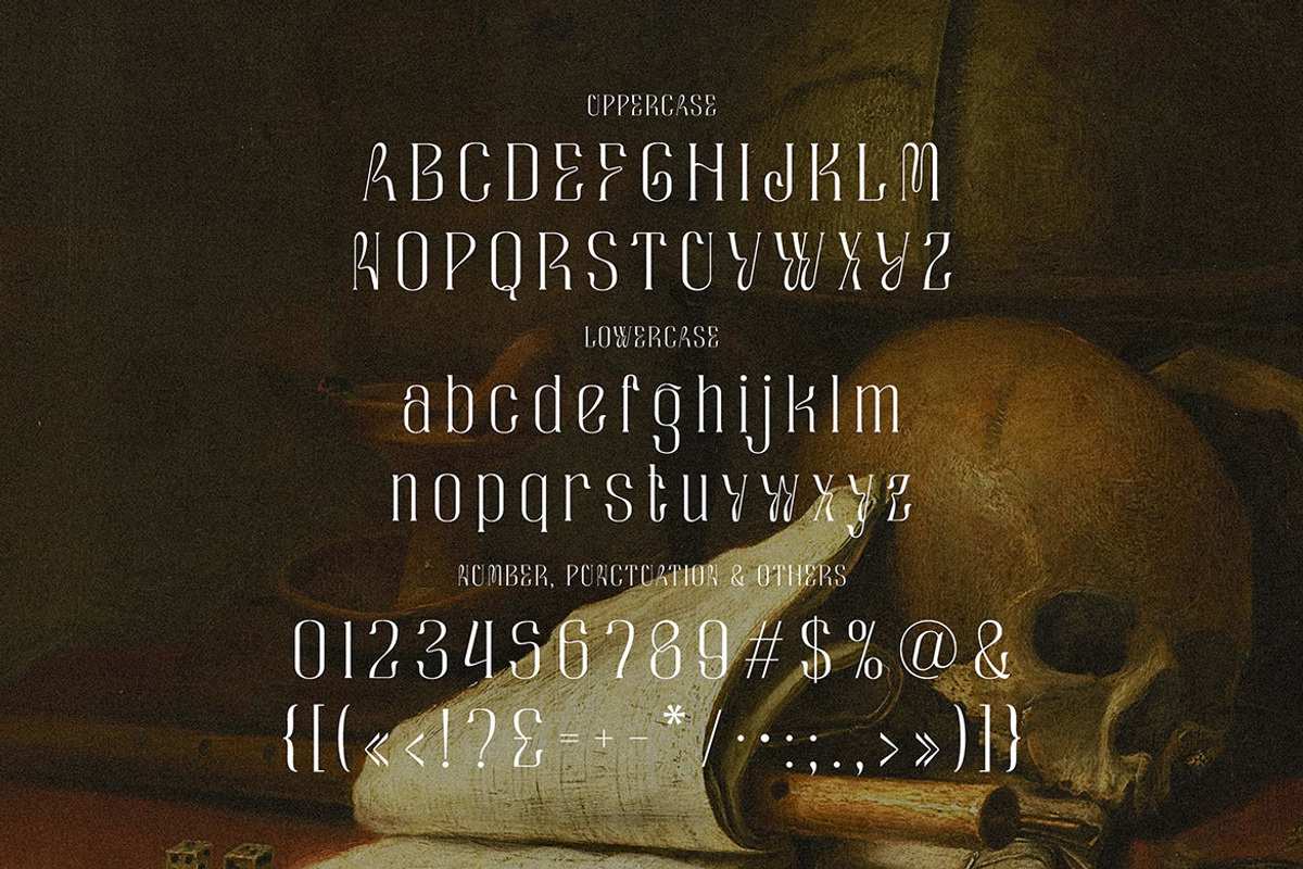 Chamberlain Condensed Display Serif, a Serif Font by Cruzine (Photo 6 of 9)