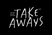Takeaways - Handwritten Display Font, a Handwritten Font by Typeparties (Thumbnail 4 of 10)