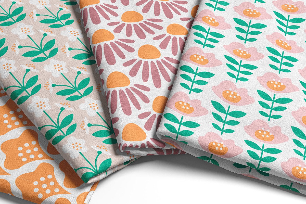 25 seamless floral patterns texture, a Pattern Graphic by RevolutionizZed (Photo 9 of 19)