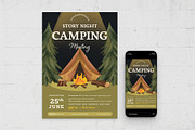 Camping Flyer Template, a Flyer Template by BrandPacks (Thumbnail 2 of 5)