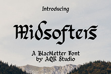 Midsofters - Blackletter Font