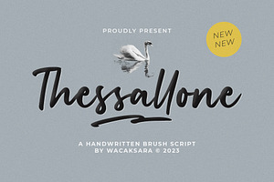 Thessallone - A Handwritten Script