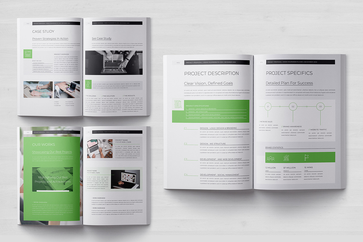 Proposal Template, a Brochure Template by Designsoul14 (Photo 7 of 10)