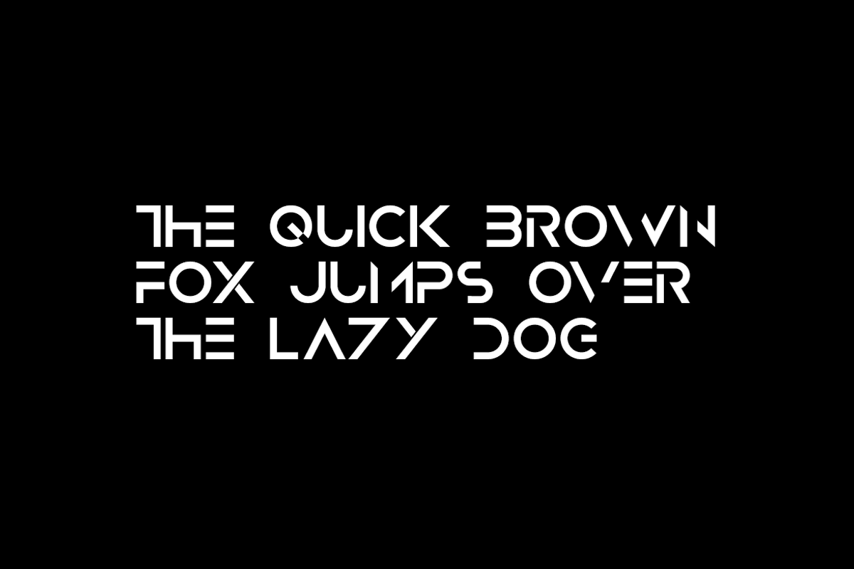 NOIR - Unique Display Logo Typeface preview 2
