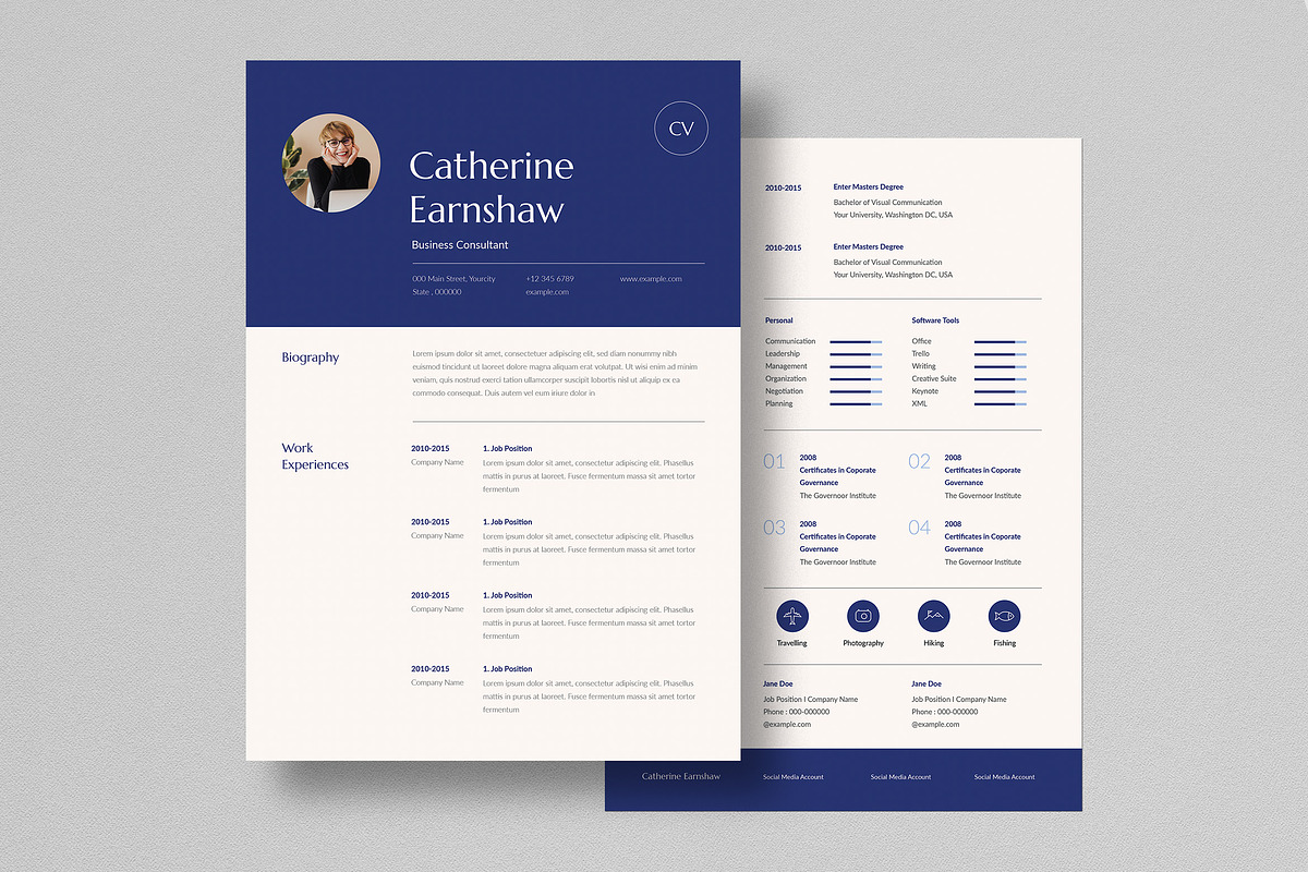 Simple Resume Layout, a Resume Template by Guuver (Photo 2 of 3)