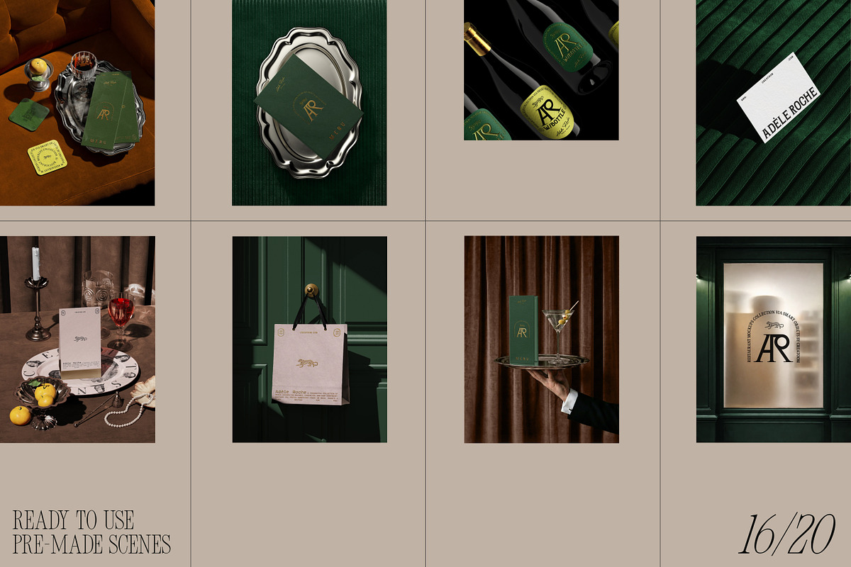 Restaurant branding mockups (20 PSD), a Packaging Mockup by Creatoom (Photo 5 of 9)