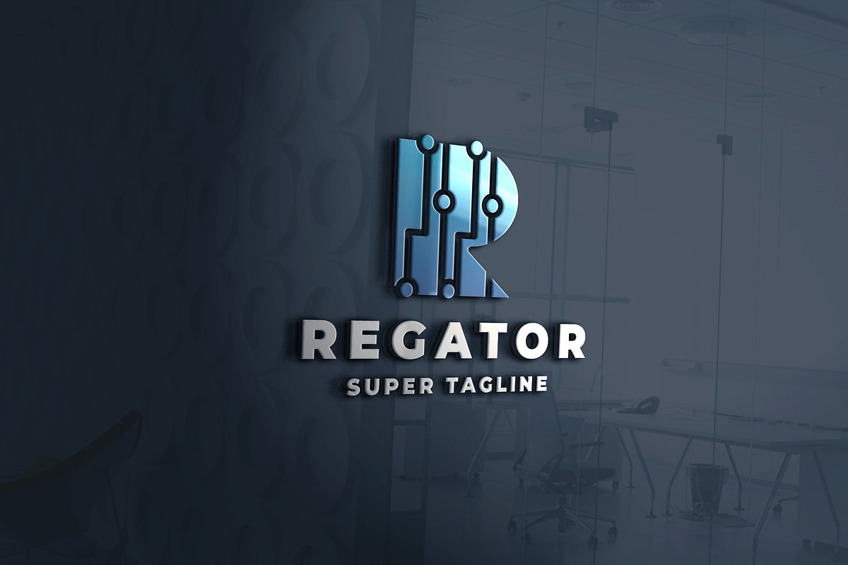 Regator Letter R Logo, a Branding & Logo Template by Design_Planet (Photo 1 of 2)