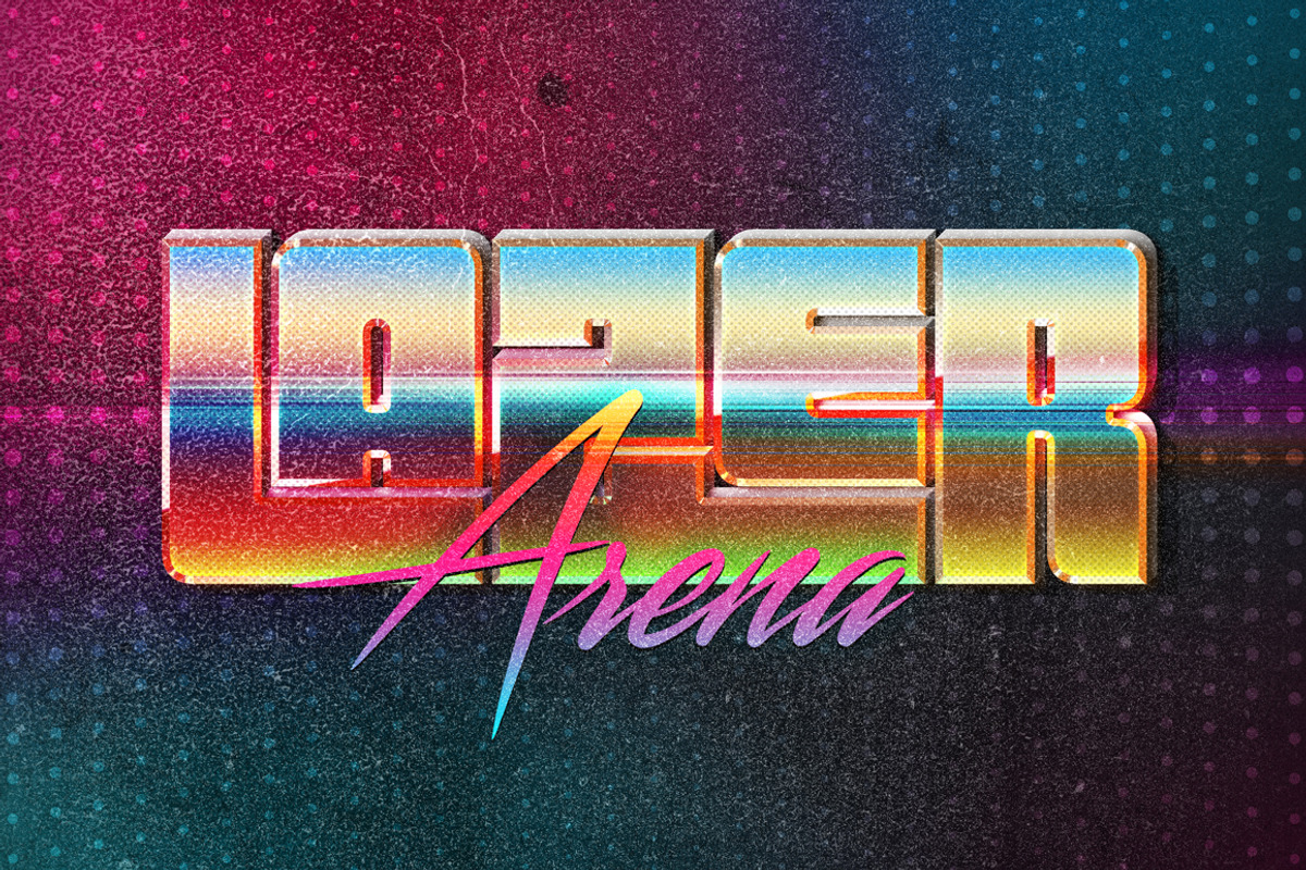 80s Text Effects Vol.2, a Layer Style Add-On by Graphicdome