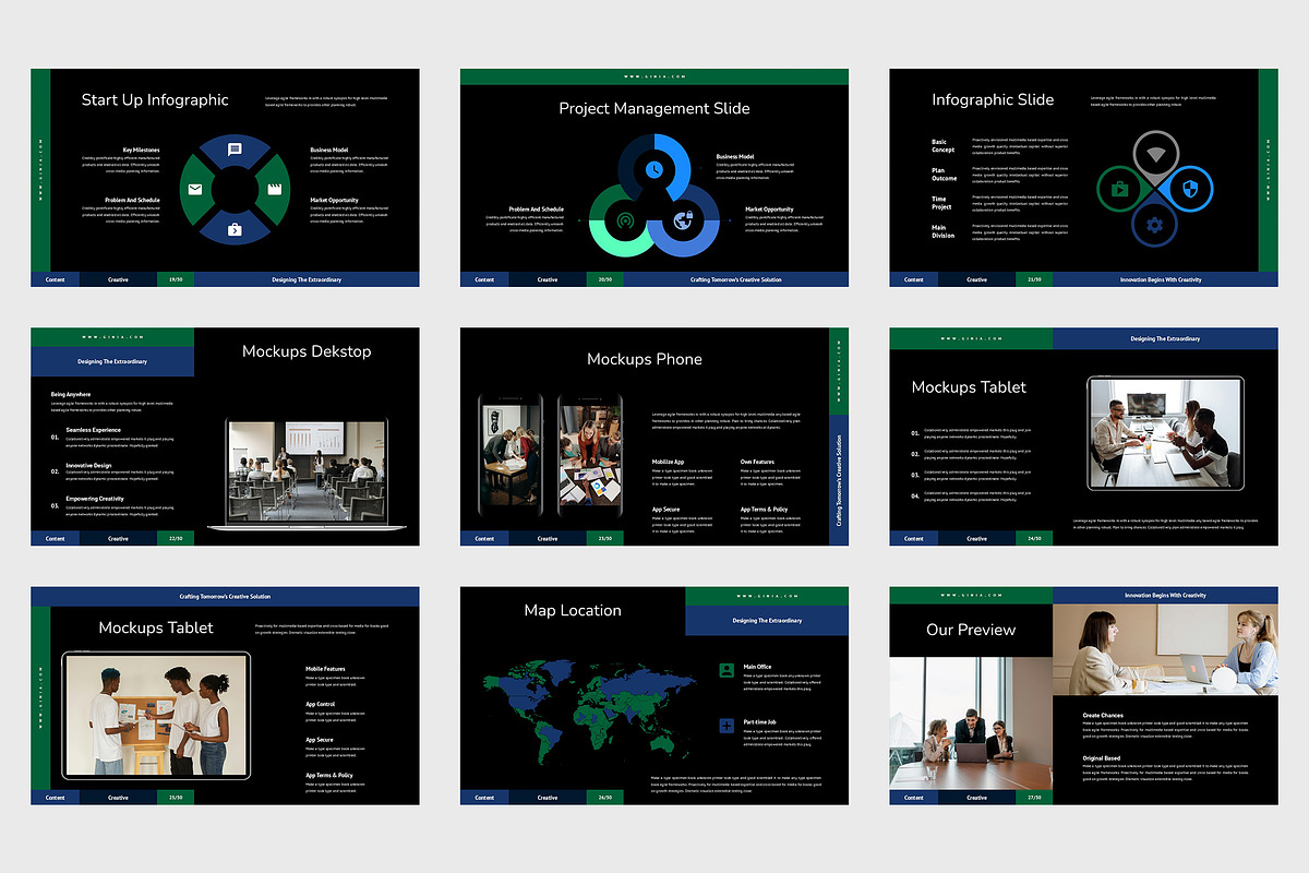 Ginia : Creative Business Keynote, a Presentation Template by Punkl Camp (Photo 4 of 9)