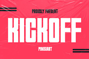 KICKOFF, a Sans Serif Font by Pinisi ART (Thumbnail 1 of 10)