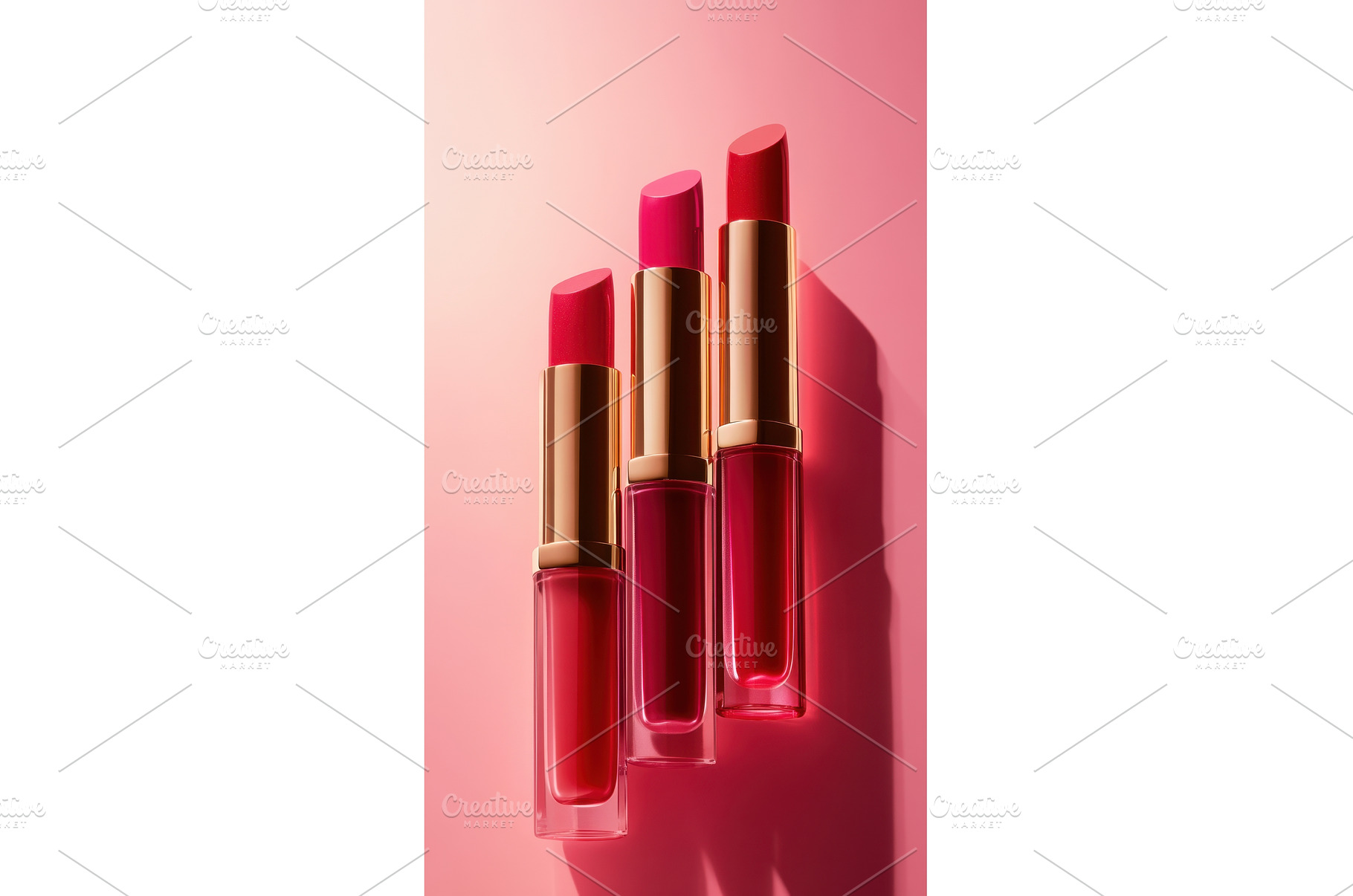 Colorful lipsticks on pastel, an Arts & Entertainment Photo by Beautiful things