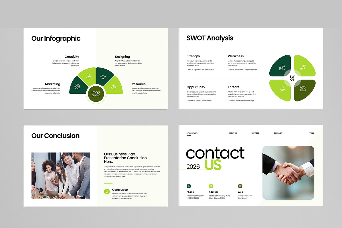 Business Plan Presentation Template, a Flyer Template by MightyDesign (Photo 5 of 8)