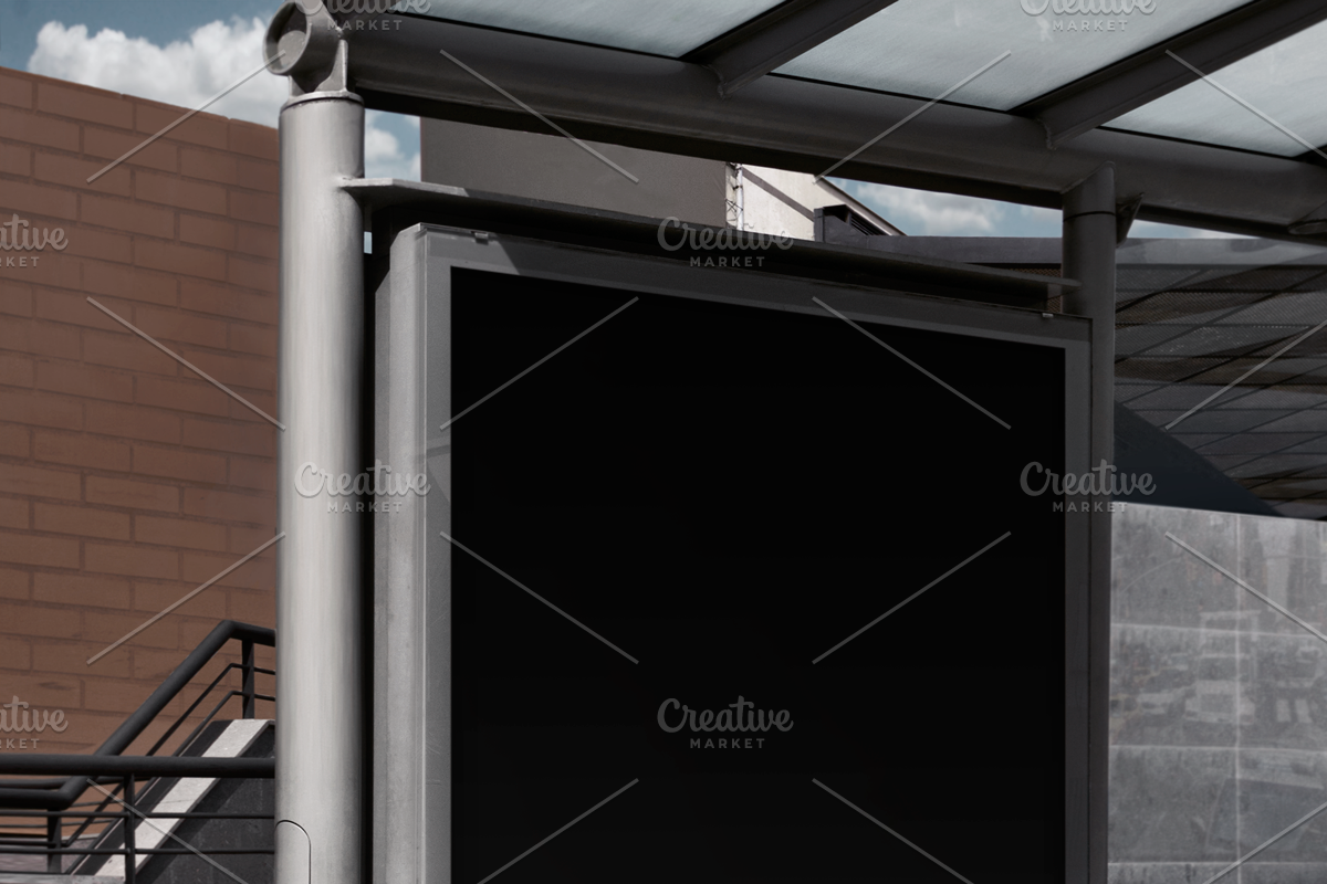 25 Advertising Poster Mockups Bundle, a Print Template by Giallo (Photo 27 of 52)