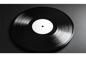 Blank vinyl record symbolizing, a Background Photo by Igor Tichonow