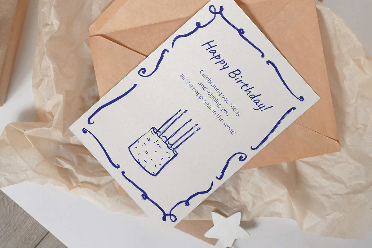 Whimsical Birthday line art, a Decorative Illustration by Yuliia Lashevska (Photo 4 of 11)