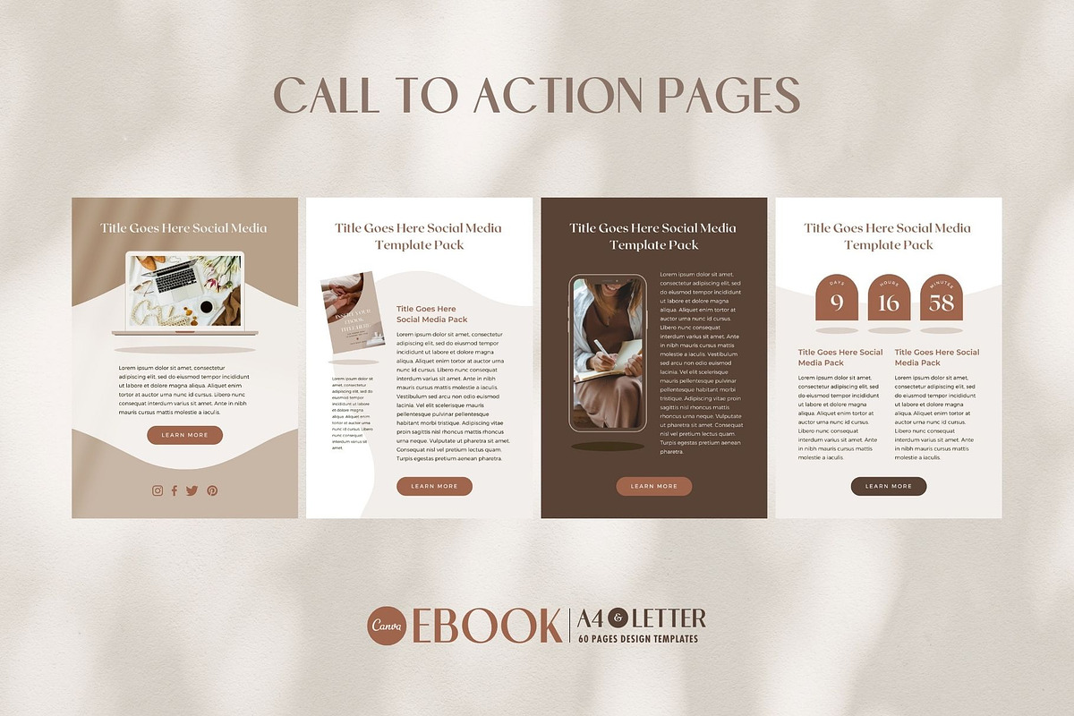 eBook PDF Templates Canva Shadow, a Magazine Template by Keikoya (Photo 17 of 18)