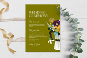Hand illustrated Wedding Stationery, a Templates & Theme by Gabba Delgado (Thumbnail 6 of 7)