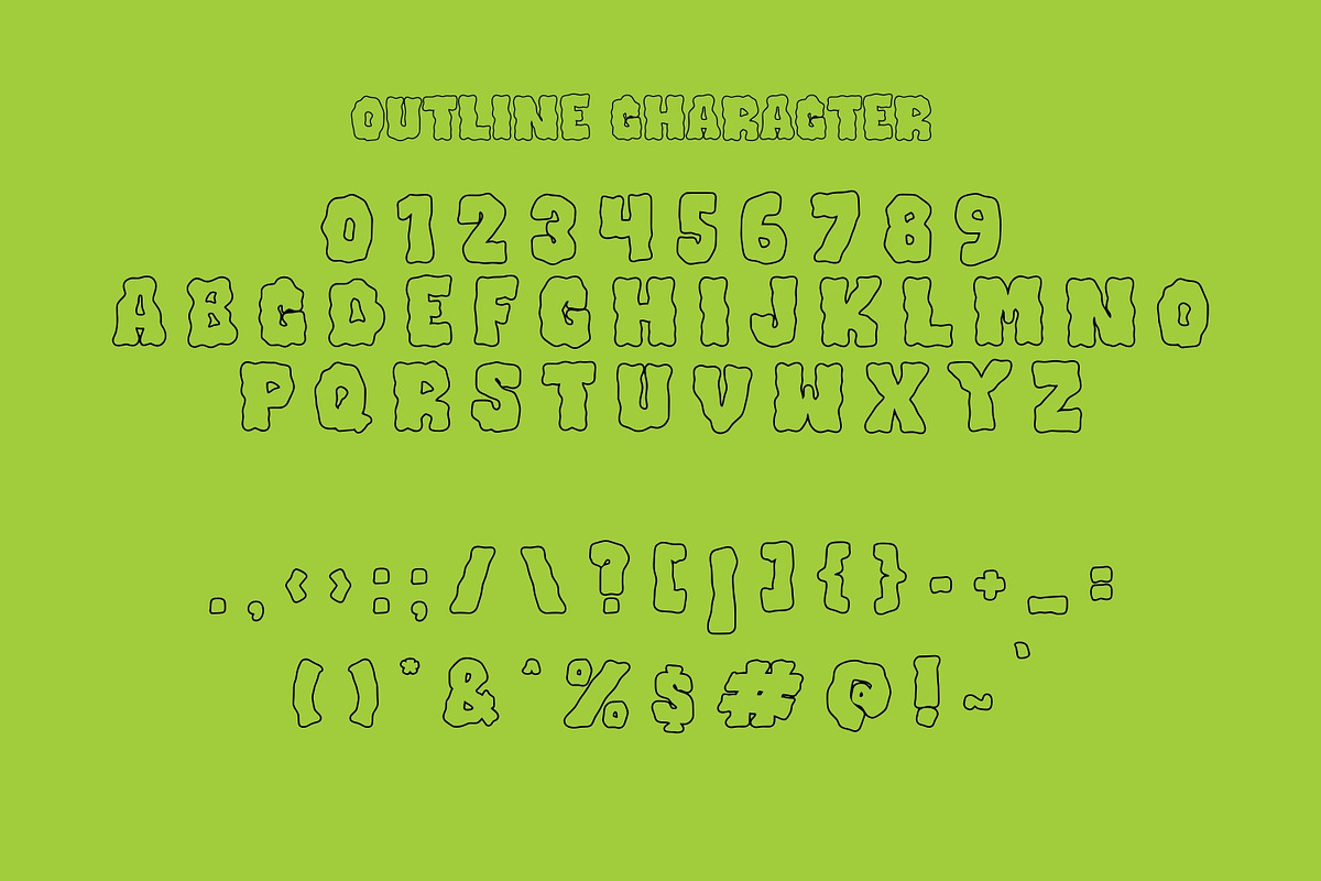 Sticky Scream - Halloween Font, a Font by Arendxstudio (Photo 12 of 12)