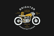 Motorcycle Badge - Logo, a Branding & Logo Template by aixsponza (Thumbnail 2 of 2)