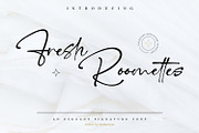Fresh Roomettes, a Script Font by Nathatype (Thumbnail 1 of 10)