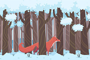 Vector winterland collection, an Animal Illustration by SHMEL_Studio (Thumbnail 3 of 10)