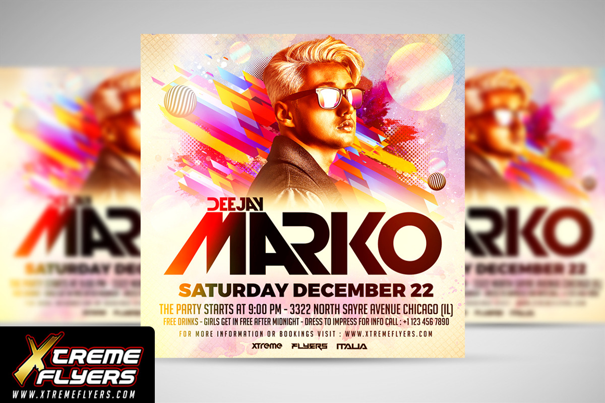 DJ Flyer, a Flyer Template by XtremeFlyers