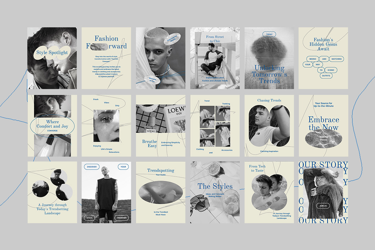Instagram Templates Canva Set, a Social Media Template by BigWeek (Photo 3 of 8)
