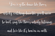 Winterlive | Script Font, a Script Font by Scratchones (Thumbnail 8 of 8)
