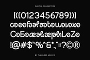 Glepha - Loopy Sans Serif Font, a Sans Serif Font by Flawless And Co (Thumbnail 8 of 10)