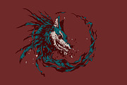 Wolf, an Animal Illustration by illusign (Thumbnail 2 of 2)