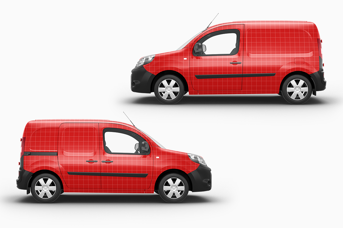 Delivery Car Mockup 8, an Advertising Mockup by Mockupix (Photo 10 of 12)