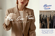 Harris : Brush Script Font, a Handwritten Font by BURSTYPE (Thumbnail 5 of 7)