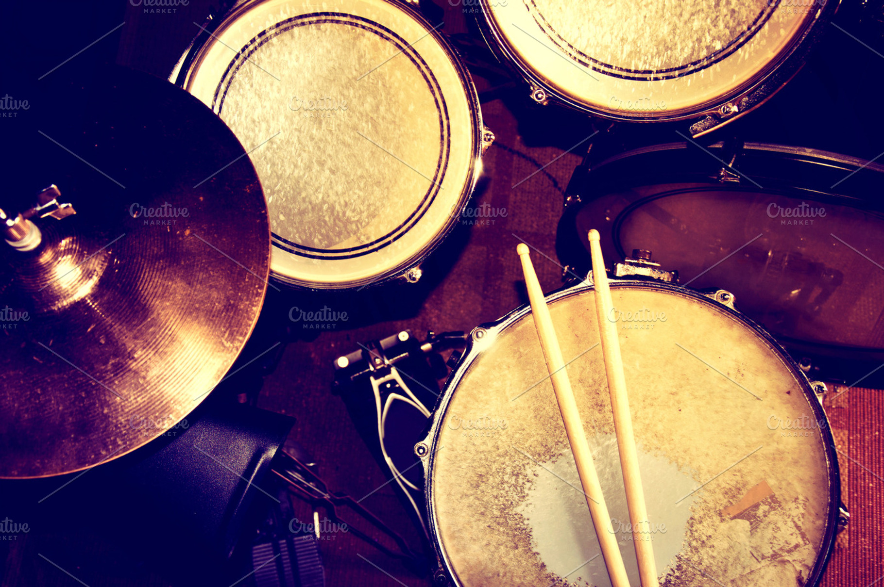 Drums music concept featuring drum, rock, and musical, an Arts & Entertainment Photo by Milosz Aniol