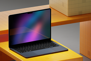MacBook Air M2 Mockups, Scene 5