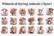 Spring Animals Clipart, an Animal Illustration by Libby Wishes (Thumbnail 2 of 4)