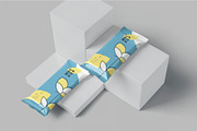 Small Slim Foil Bag Mockups, a Packaging Mockup by megostudi0 (Thumbnail 6 of 7)