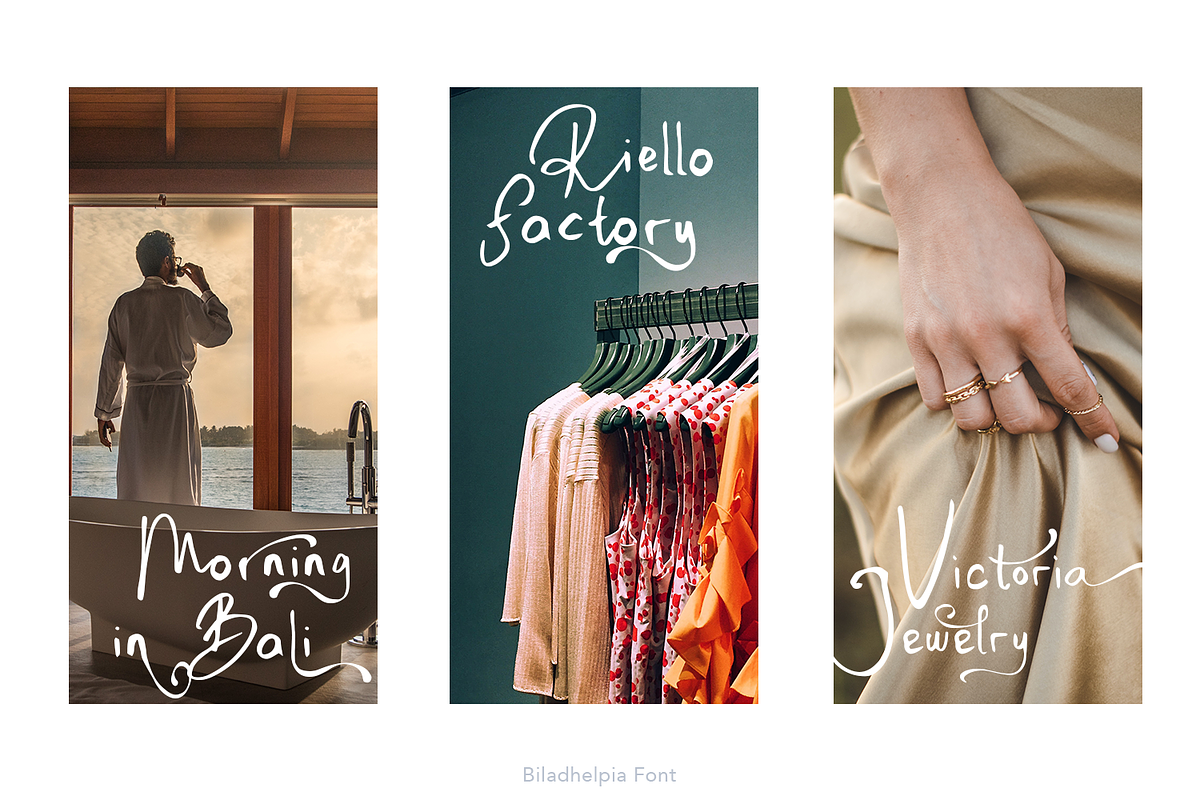 Biladhelpia Handwritten Font, a Script Font by madeDeduk (Photo 7 of 15)