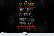 EL TORRO – Chicano Tattoo Font, a Font by Torus1 (Thumbnail 2 of 2)