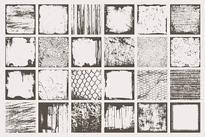 Grunge Textures, Backgrounds, Frames