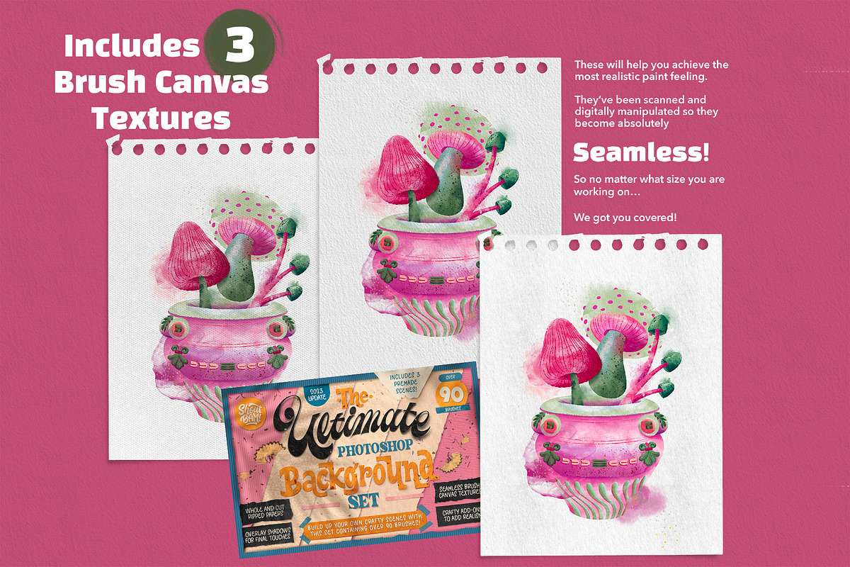 Wet & Dry Photoshop Brush Set, a Brush Add-On by Shoutbam (Photo 9 of 10)