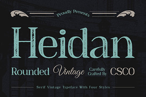 Heidan Rounded Vintage