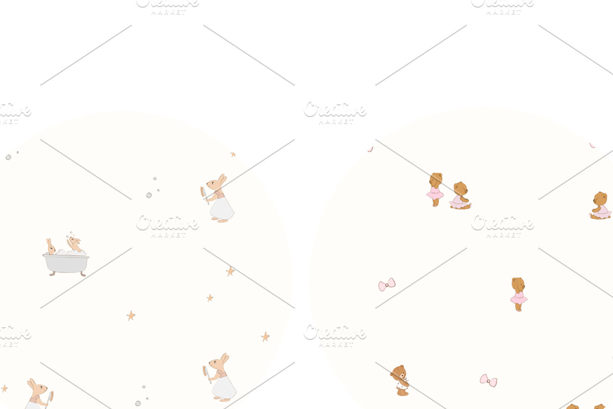 Tiny little newborn pattern, a Pattern Graphic by maniamantellina