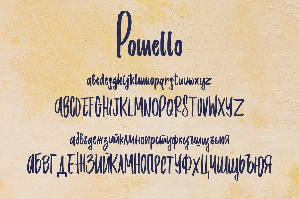 Pomelo font preview 2