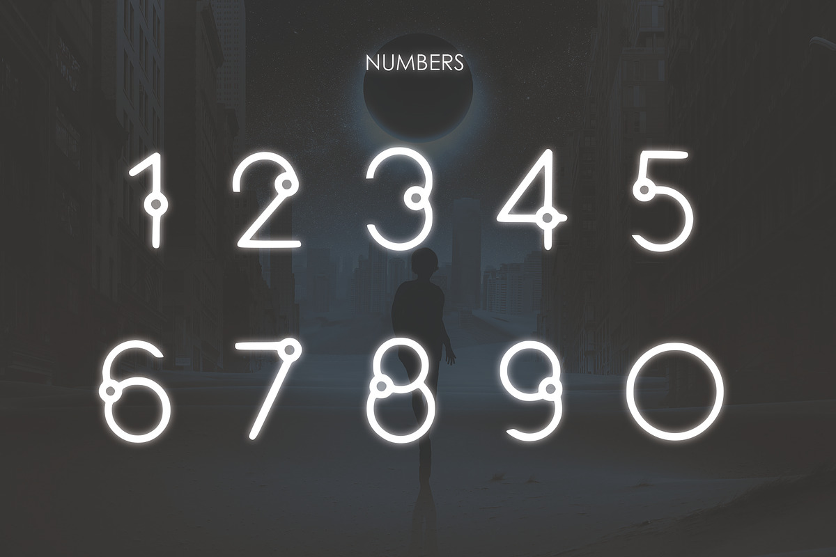 EQUINOX - A Font for the Space Age preview 6