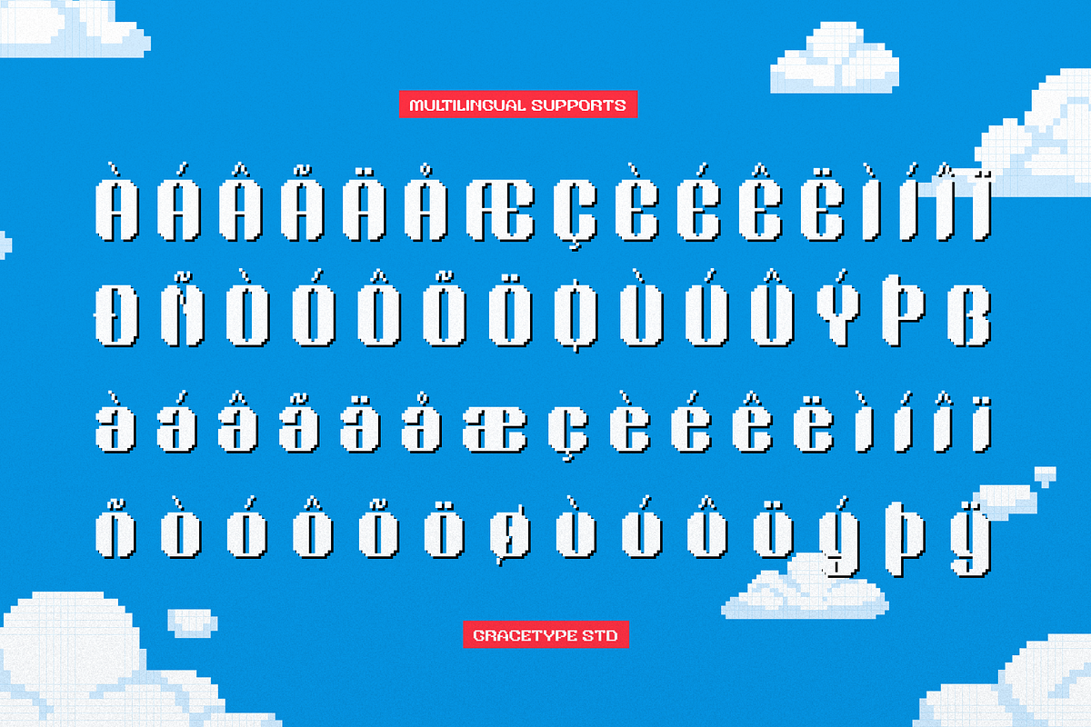 Eight Byte | Pixel Font, a Sans Serif Font by gracetype_studio (Photo 11 of 12)